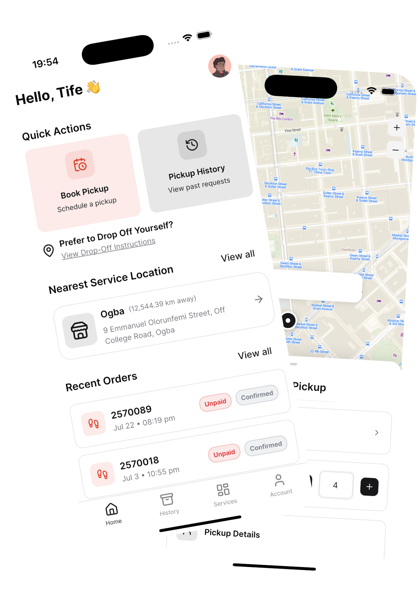 Mobile preview of Care by Sneaklin app